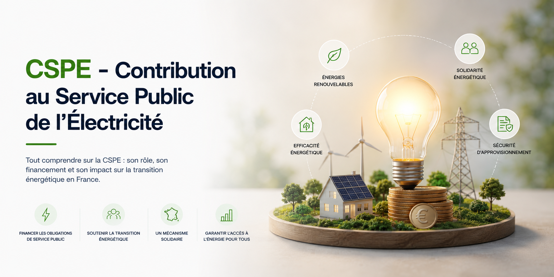 Illustration CSPE - Contribution au Service Public de l'Électricité